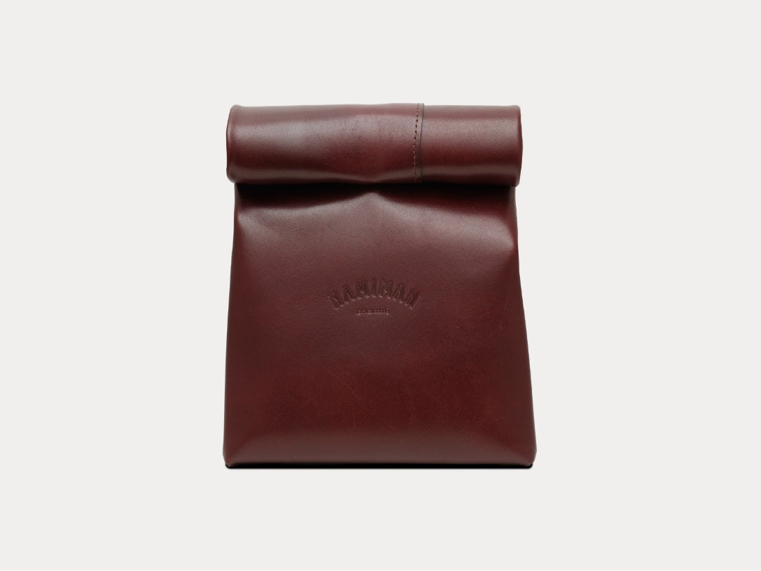 LEATHER LUNCH BAG