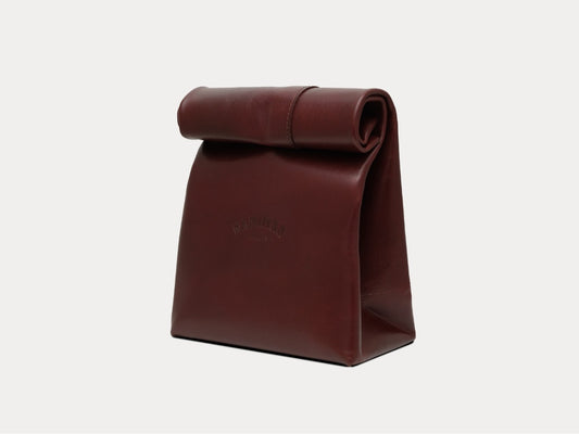 LEATHER LUNCH BAG